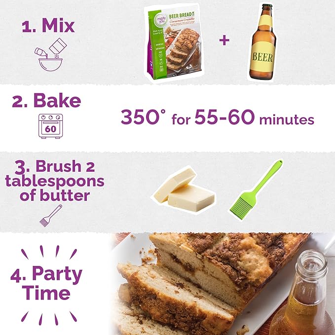 Cinnamon Crumble Beer Bread Mix