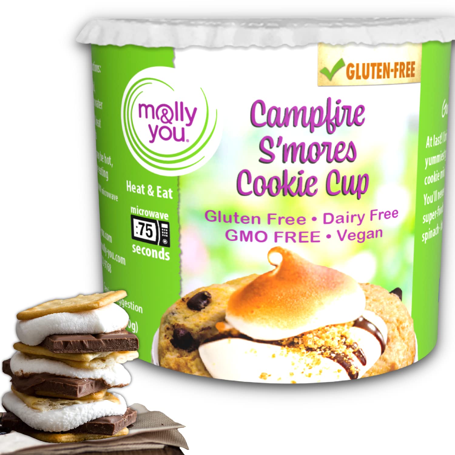 Gluten-Free Campfire S'mores Cookie Cup 3-Pack