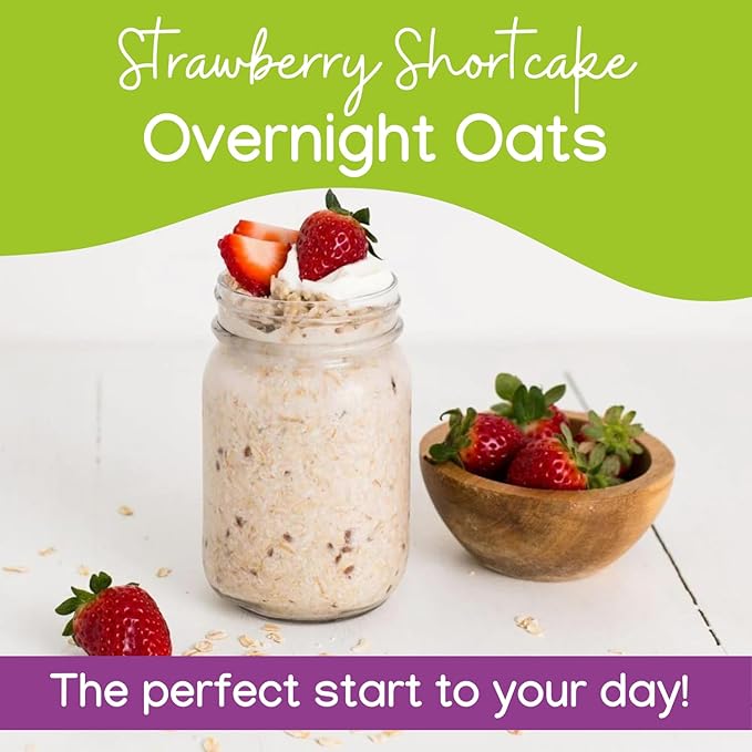 Strawberry Shortcake Overnight Oats 6-Pack