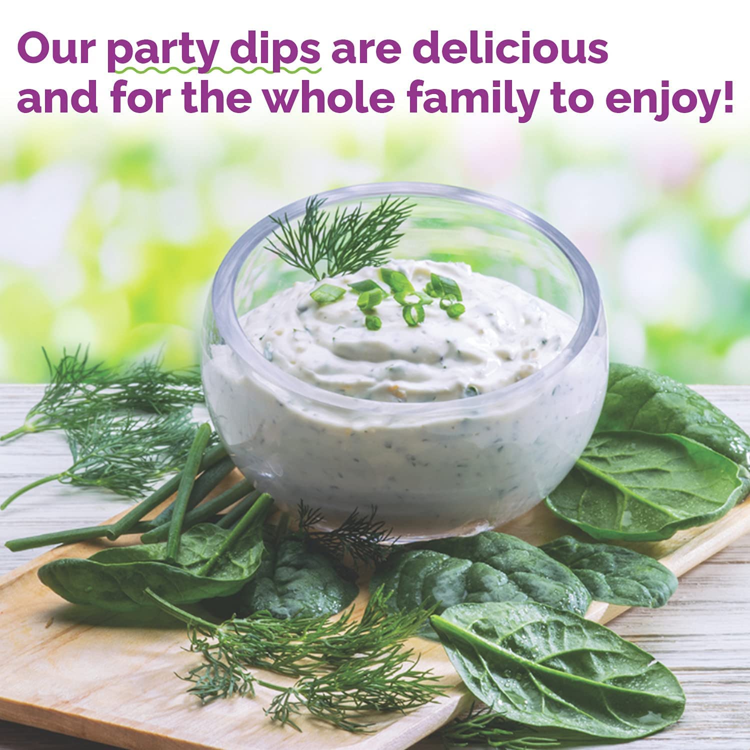 Creamy Spinach & Dill Party Dip Mix 3-Pack