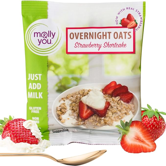 Strawberry Shortcake Overnight Oats 6-Pack