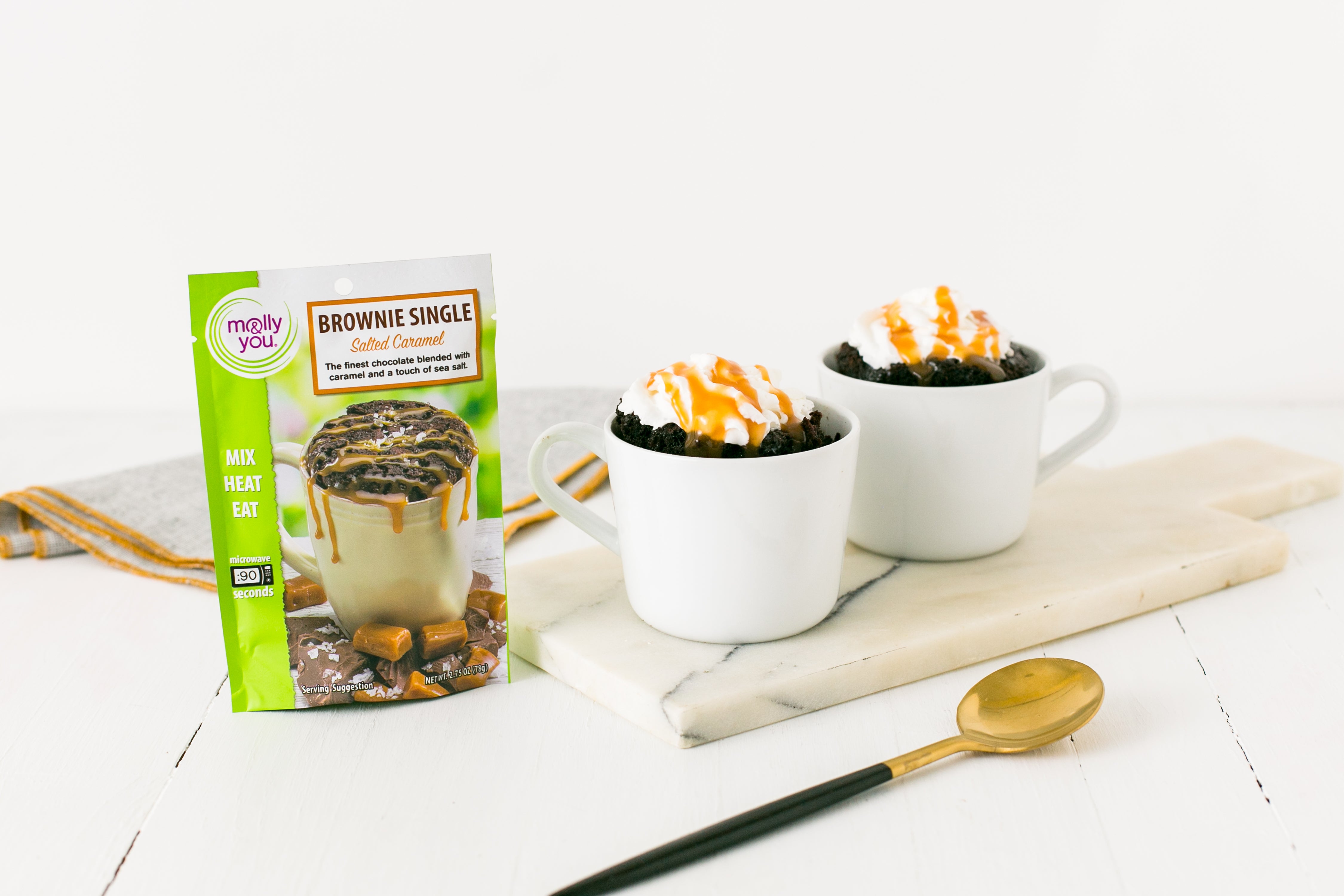 Caramel Macchiate Mug Cake Salted Caramel Mug Cake